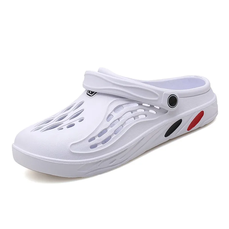 2023VA Sommer Strand Rutschen Männer Schuhe Sandale Für Männliche Casual Sandalen Loch Garten Schuhe Clogs Mans Schuhe