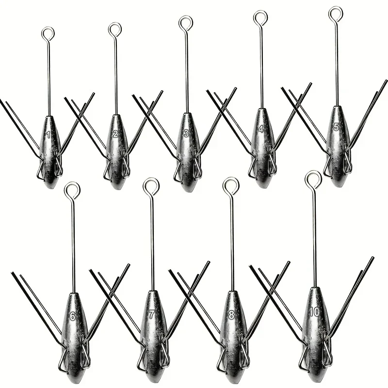 Sputnik Sinker Long Tail Angelgewichte Anti-Snag Surf Casting Spider Sinker für Süßwasser-Salzwasser-Ozean-Strandguss Image