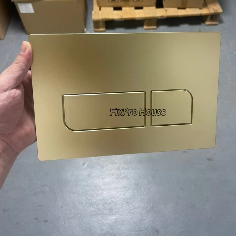 Goldene Dual-Flush-Aktuatorplatte für verdeckte Spülkasten, kompatibel mit 115.770 Geberit Sigma01/20/30/50-Serie für UP300/UP320 Image