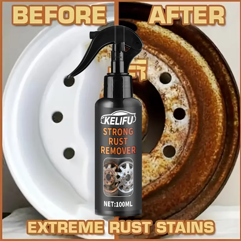 Leistungsstarkes Multi-Surface-Rostentferner-Spray – schnell wirkende Formel für Autos, Küchen, Badezimmer, Gärten und Möbel – keine Rückstände,