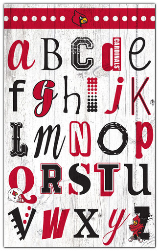 Louisville Cardinals Alphabet 11
