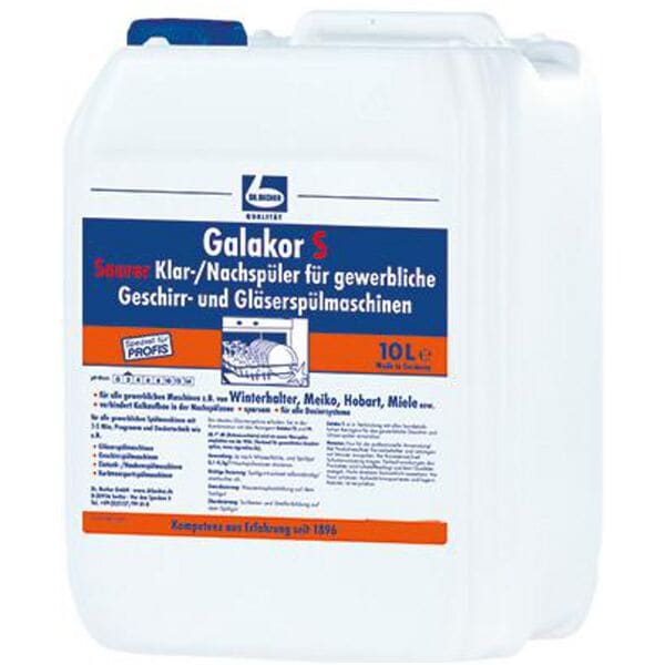 Dr. Becher Saurer Klar-/Nachspüler »Galakor S« 10l transparent Image