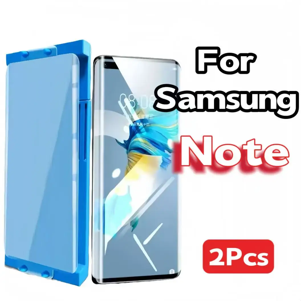 2 Stück geeignet für Samsung Note8 Note9 Note10 Note20 Plus Ultra mobile Displayschutzfolie ist kein gehärtetes Glas Image