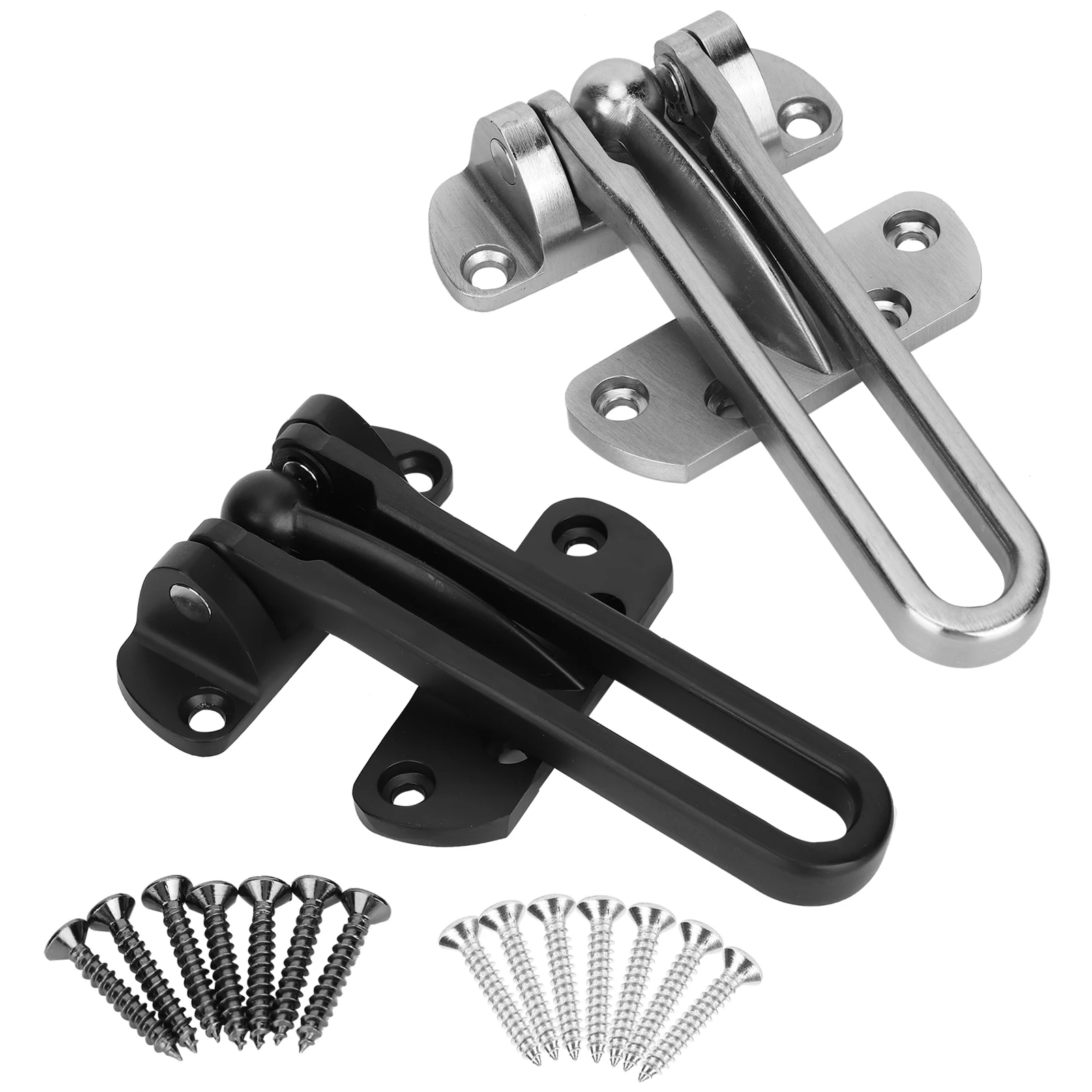 Diebstahls icherung Tür schnalle Tür Edelstahl Diebstahls icherung Schnalle Sicherheits schutz Tür Sicherheits schloss für Heim hotel Image