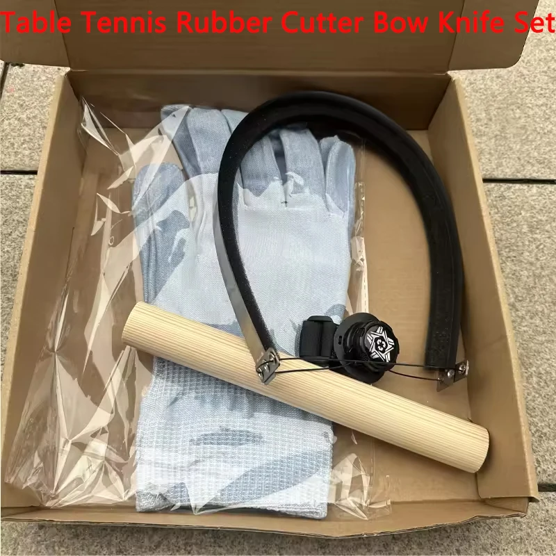 Tischtennis Gummi Manuelle Cutter Bowknife Spezielle Schere für Paddel Gummi Tischtennis Klinge Roller Gummi Schneiden Maschine Image