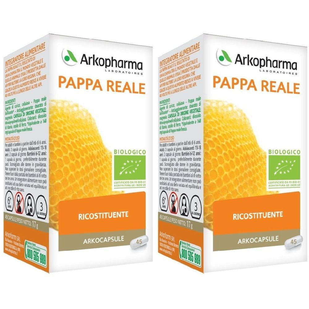 Arkopharma Arkocapsule® Pappa Reale Bio 2x45 pz Capsule