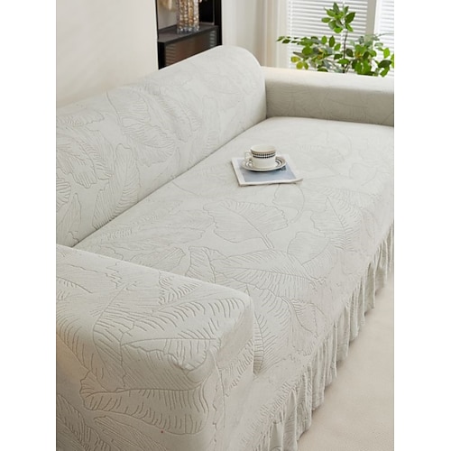 1 Stück Jacquard-Sofabezug im Rockstil, modischer, luxuriöser, dekorativer Sofaschutz, rutschfest, staubdicht, kratzfest, für Schlafzimmer, Wohnzimmer, Arbeitszimmer, alle Jahreszeiten Image