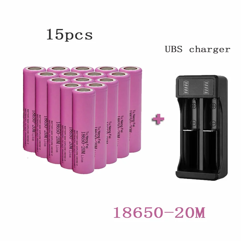 2000 mAh 18650 Lithium-Akku 3,7 V Neues Original für GTL Evrefire Taschenlampe Image