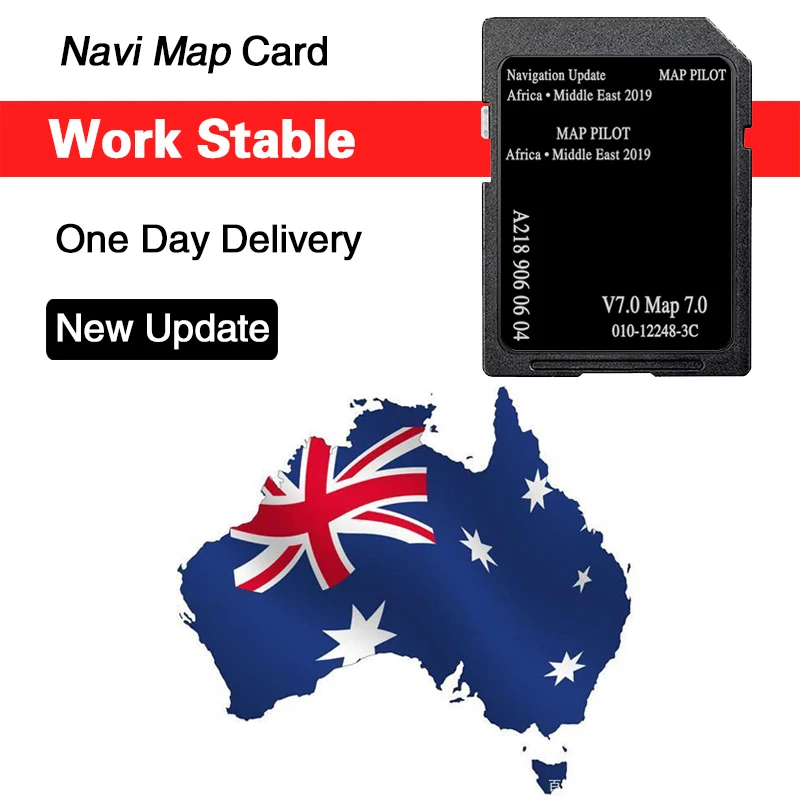 Sat Nav 2020 Version 8 Garmin Navigation SD GPS-Karte Karte Australien Neuseeland für Mercedes A B C E-Klasse CLA CLS GLA GLC GLE Auto Image