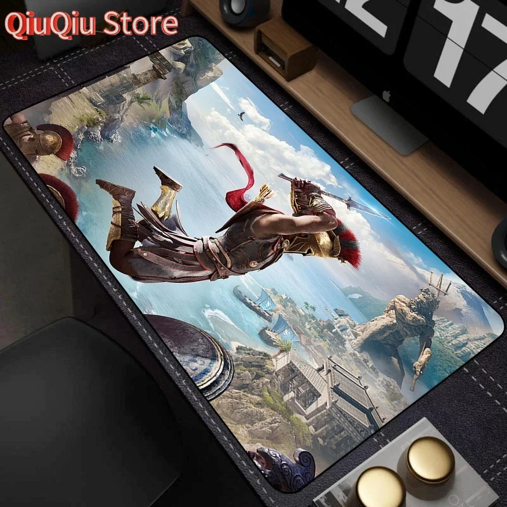 Pc Gamer A-Assassin S Creed Computertisch Xxl Mauspad Gaming Zubehör Schreibtischunterlage Tastatur Mousepad Schrank Groß 900x400 Image