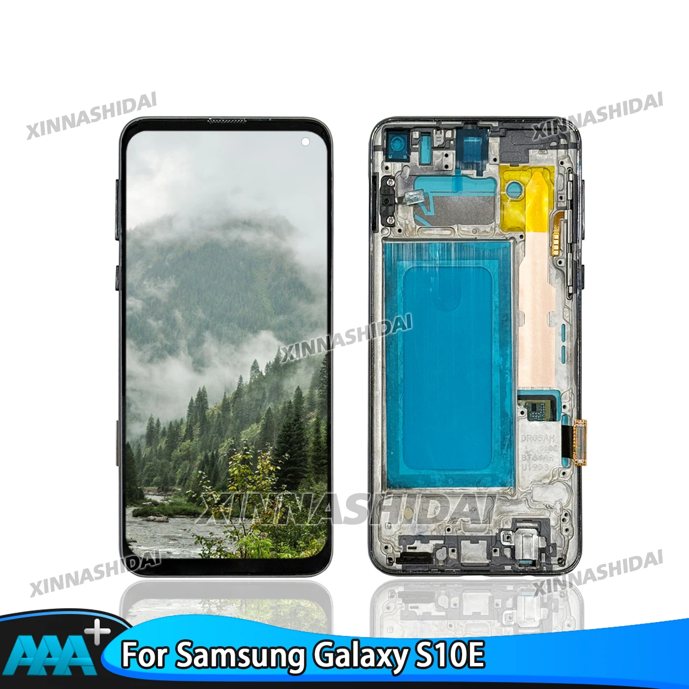 AAA + Hohe Qualität TFT Lcd Für Samsung Galaxy S10E Display LCD Touch Screen Digitizer Montage Reparatur Mit Rahmen Image