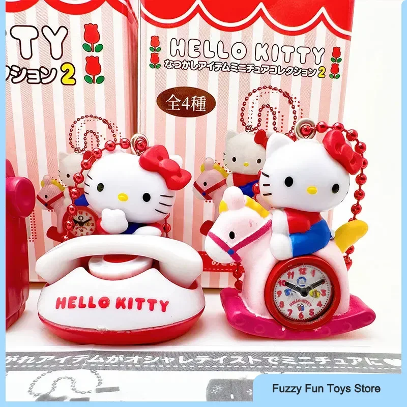 Hello Kitty 50. Jahrestag Kamera Blind Box Cartoon Ornament Desktop Collection Trendige Spielzeuge Kreativität Süßes Geschenk Mystery Box