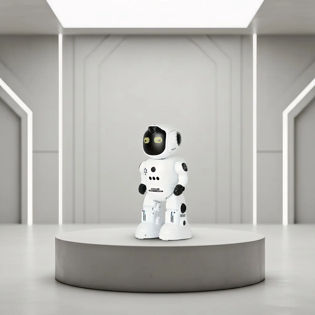 Interaktiver intelligenter Roboter für Kinder von 3–7 – Gestenerkennung, programmierbares RC-Spielzeug mit wiederaufladbarem Akku