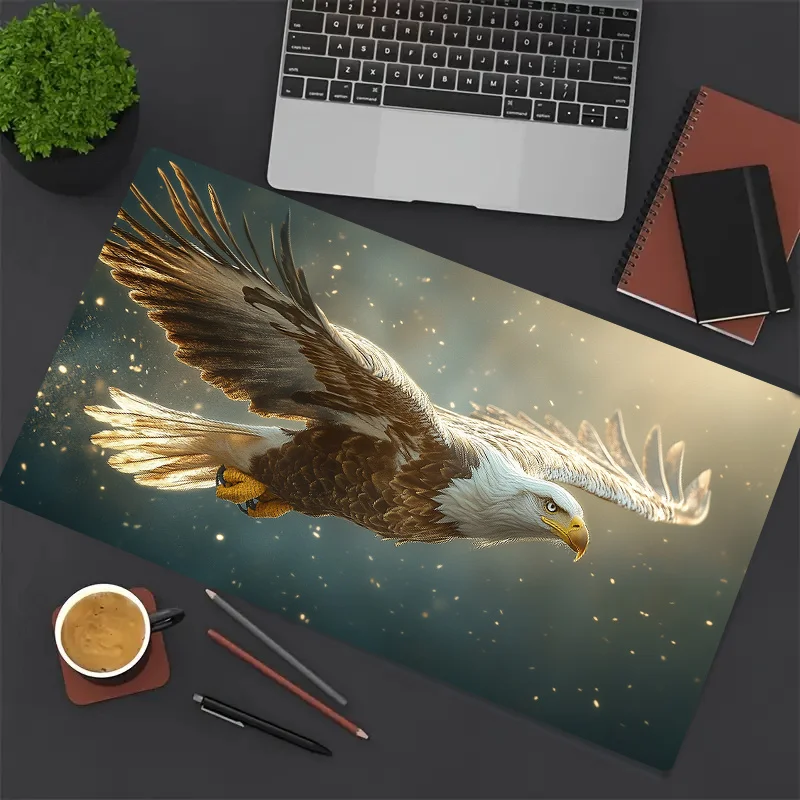 Mauspad im Eagle Freedom Design – Polyester, perfekt für Büro und Gaming, ideales Geburtstagsgeschenk Image