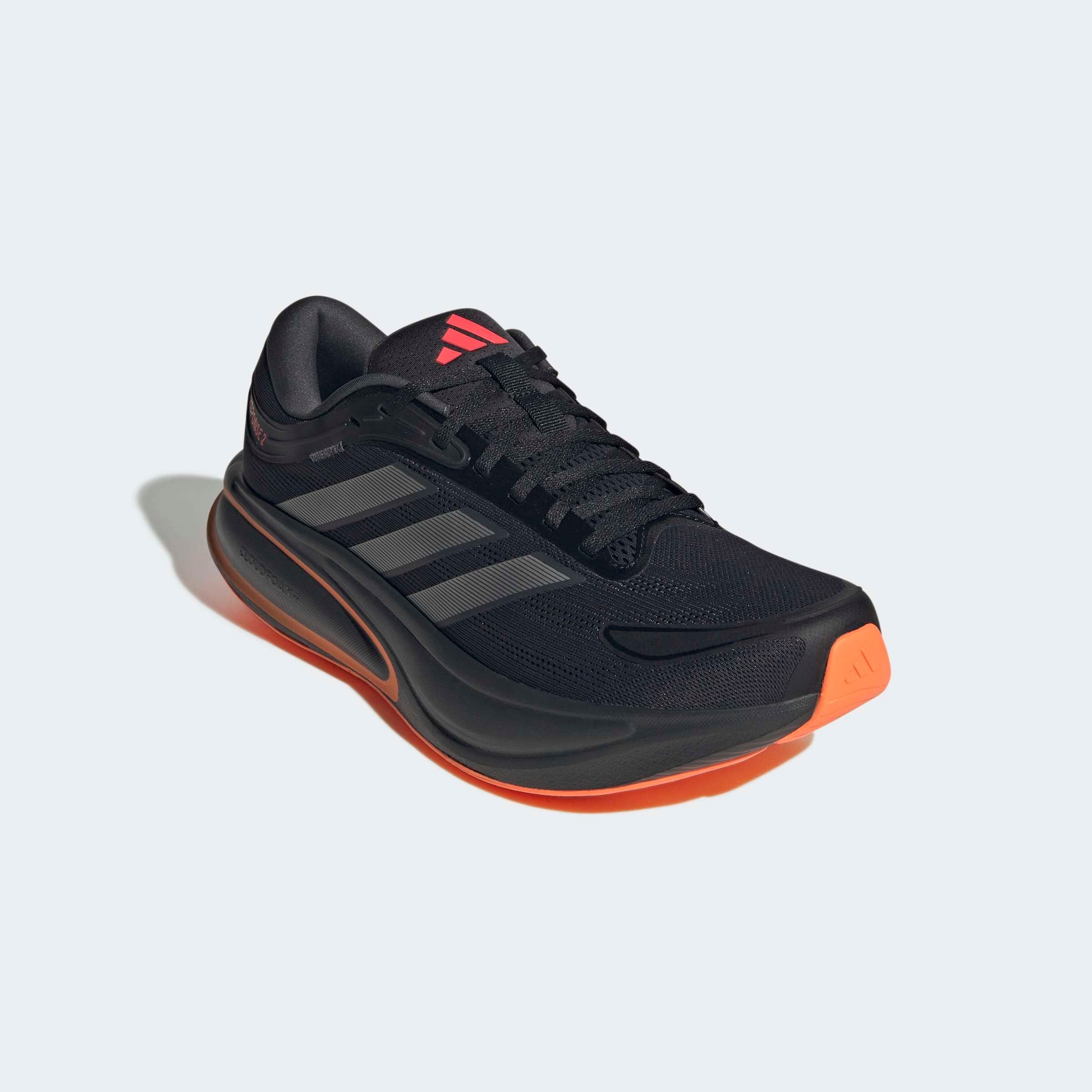 Laufschuh ADIDAS PERFORMANCE "RESPONSE 2", Herren, Gr. 41, core schwarz, iron metallic, carbon, Synthetik, Textil, Schuhe Laufschuh