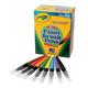 Crayola No-Drip Paint Brush Pens 8 Assorted Colors Set of 40