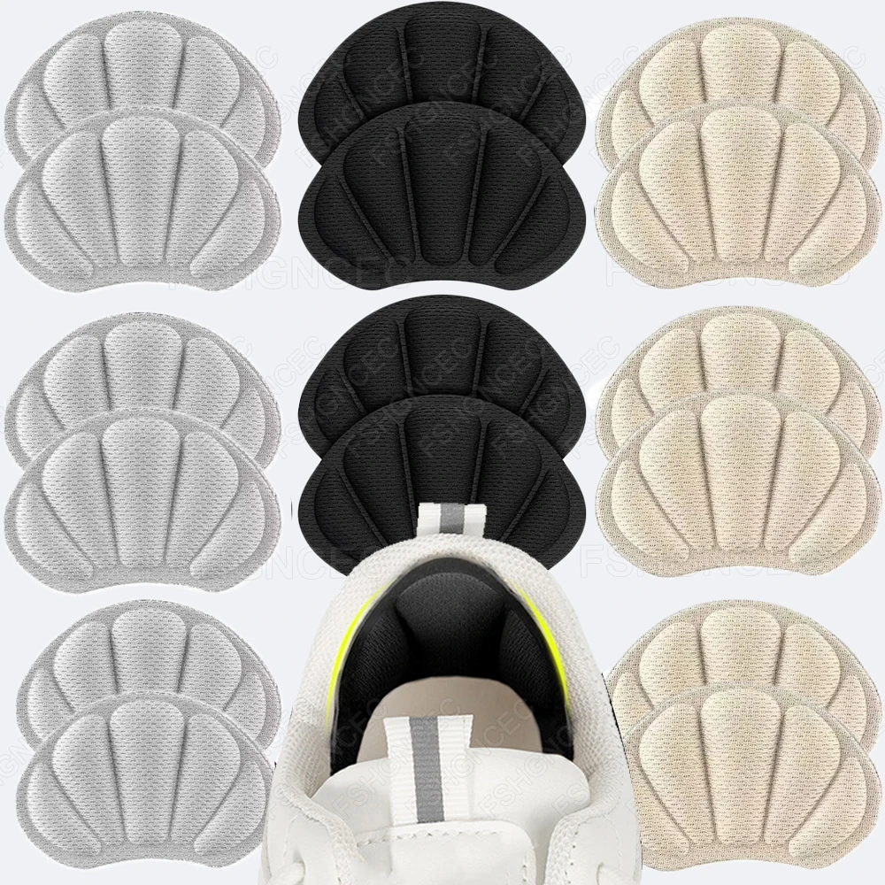 3 Paar Fersenpolster für Schuhe, zu große Schuheinlagen für lose Schuhe, verstellbare Größe, Fersenschutz, Patch, Sportschuhe, Rückenaufkleber