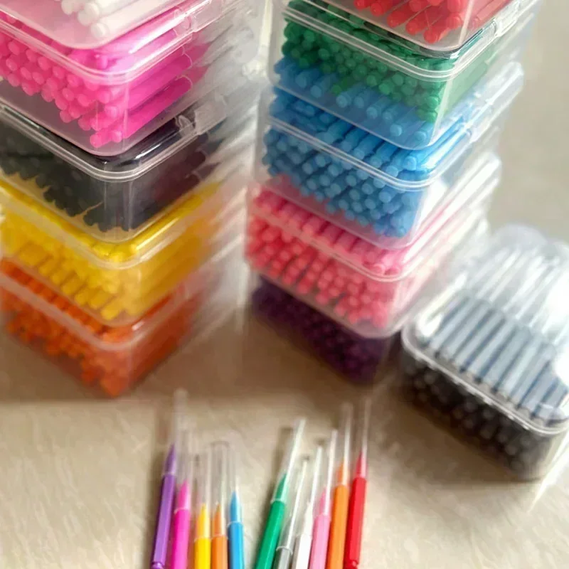 80 Teile/schachtel I-typ Interdentalbürste 0,6-1,5 Mm Reinigung Zwischen Zähne Mundpflege Kieferorthopädische I Form Zahnseide Image