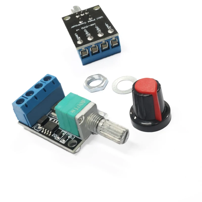 10A PWM DC Motor Drehzahlregler 5-16V LED Dimmer Modul mit Schalter für Arduino DIY Elektronik Peltier Strombegrenzer Image