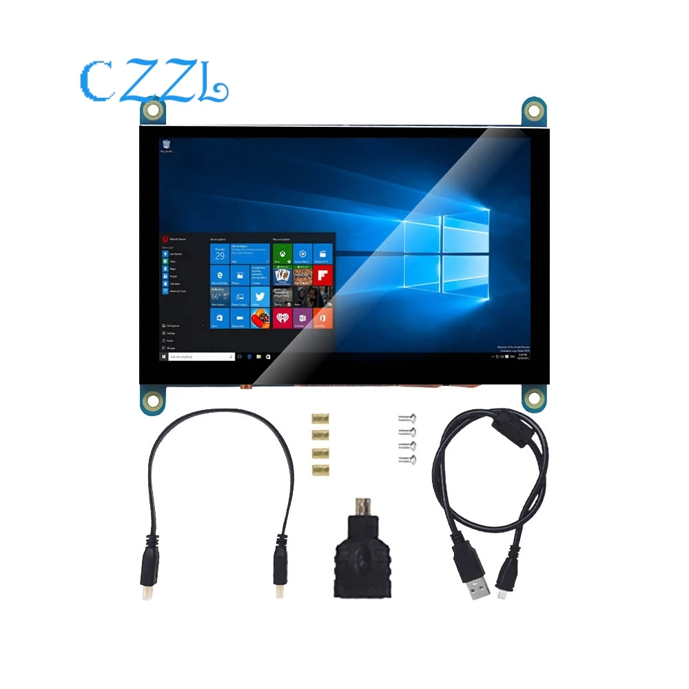 5 Zoll IPS LCD HDMI 800 x 480 kapazitives Touchscreen-Display für Sony PS4 Raspberry Pi PC Banana Pi – Multimedia-LCD-Bildschirm Image