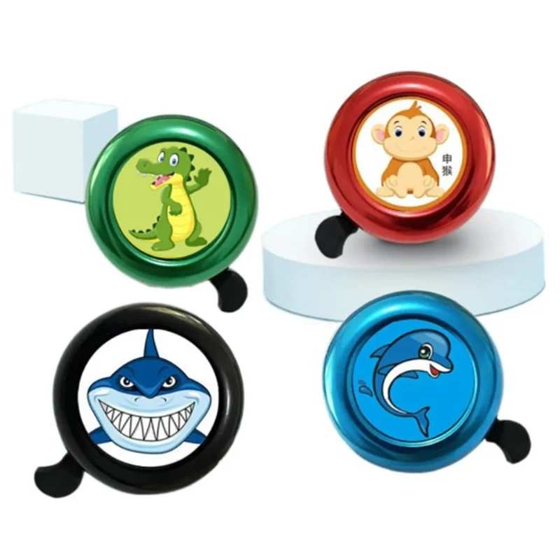 Cartoon kinder Fahrrad Glocke Hohe Sound Kreative Fahrrad Balance Mountain Auto Lenker Horn Laut Kinderwagen Dekoration Zubehör Image