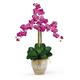 Nearly Natural Triple Phalaenopsis Artificial Orchid Flower Arrangement Pink