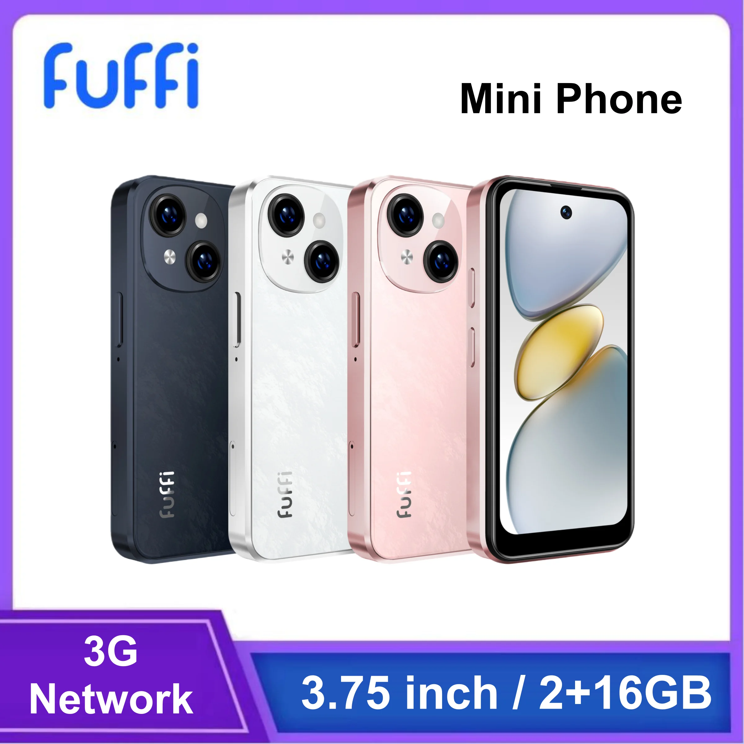 NEW Mini phone S24 3.75inch 2+16GB ROM Smartphone Android Dual SIM Google Play Store 1500mAh 3G Network Mobile phones Gift