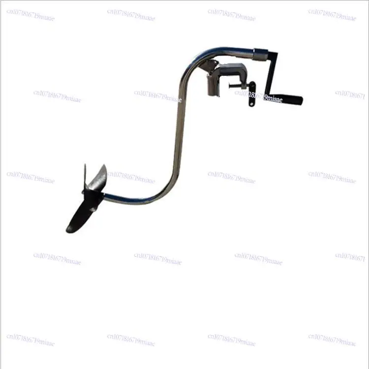 Aufblasbares Gummiboot, Handpropeller, manueller Propeller für Fischerboote, Halterung für Heckmotoren der externen Maschine Image