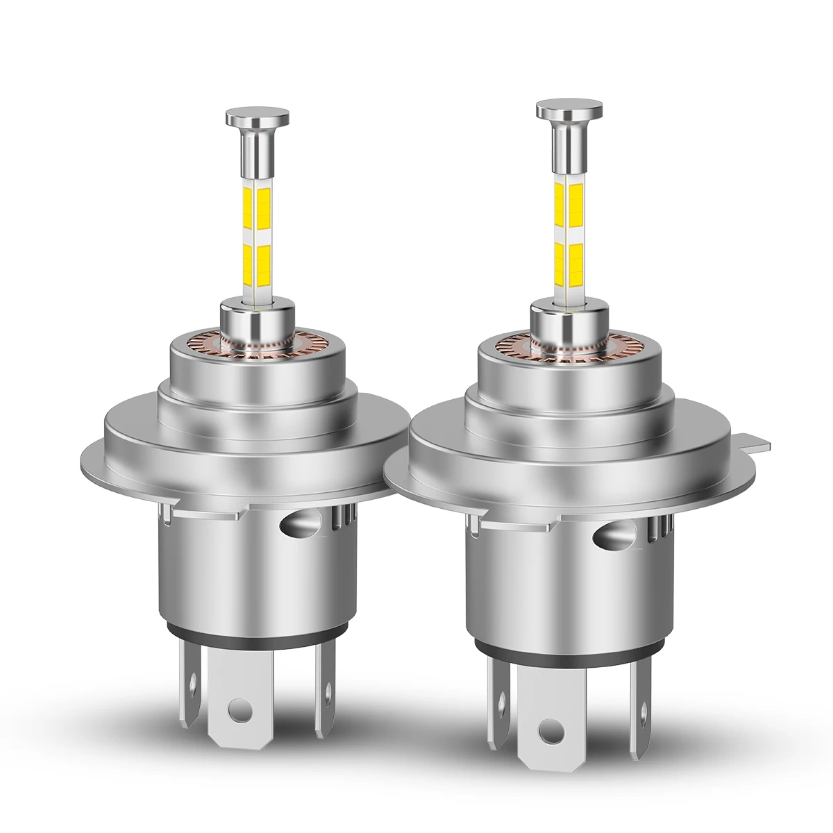 RD04 H7 H18 H4 H19 LED-Scheinwerferlampen, All-in-One, 1:1 Halogenengröße, 600 % heller Plug-Play-Ersatz für die Beleuchtung von Autoscheinwerfern Image