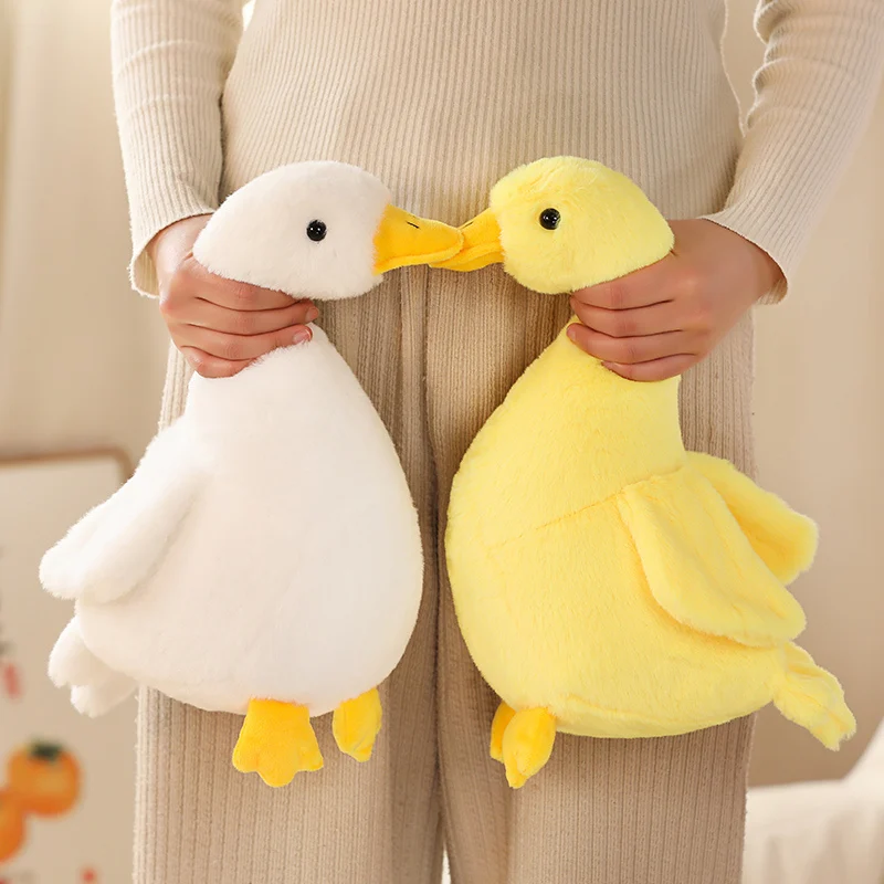 30/40 cm Simulation Cartoon Ente Plüsch Spielzeug Nette Kuscheltiere Gelbe Enten Plüsch Puppe Lebensechte Gans Weiche kinder Spielzeug für Mädchen Image