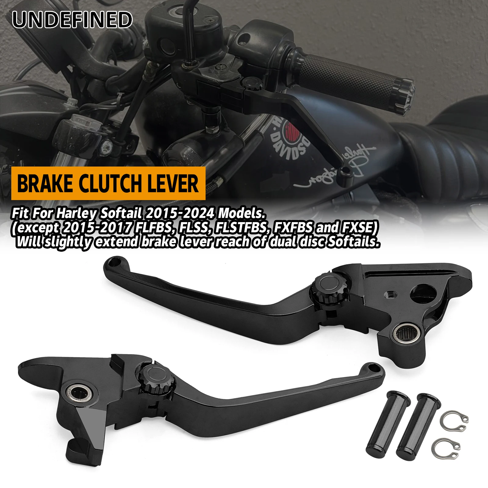 Motorrad Bremshebel Kupplung Für Harley Softail 2015-2024 Fat Boy FLFB Breakout FXSB Slim FLS Low Rider S Fat Street Bob FXBB Image