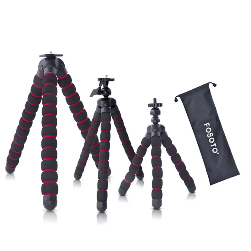 Fosoto Octopus Stative Spider Mini Flexible Kamera Stativ Für Telefon GoPro Canon Nikon Sony Kamera Smartphone Image