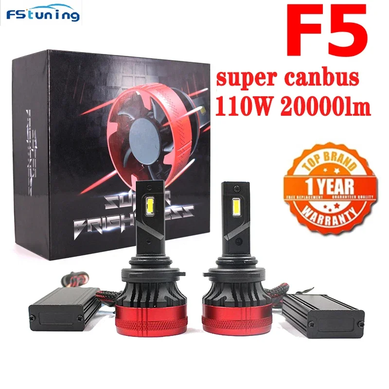 F5 110w H7 Lampadina LED H4 Lampade LED per auto Fari a LED Lampadina 20000LM H7 H11 H8 9005 9006 H1 Lampadine a LED LED H7 Kit fari Fendinebbia