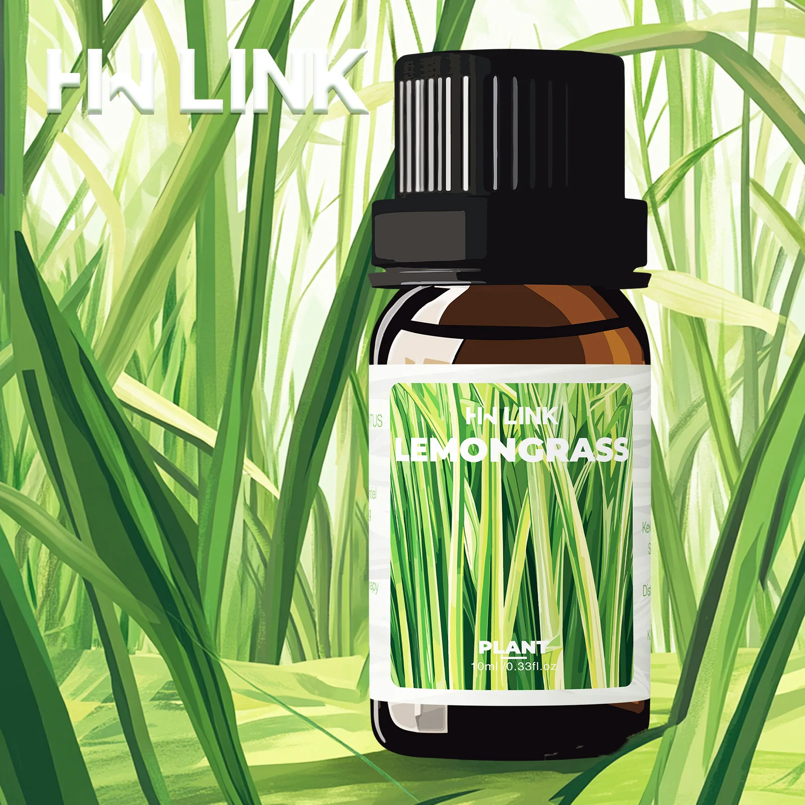 Ätherische Zitronengrasöle Citronella Ätherisches Öl Ein Muss für Outdoor-Wandern im Sommer 0,33fl.Oz Für Aromatherapie-Diffusoren Image