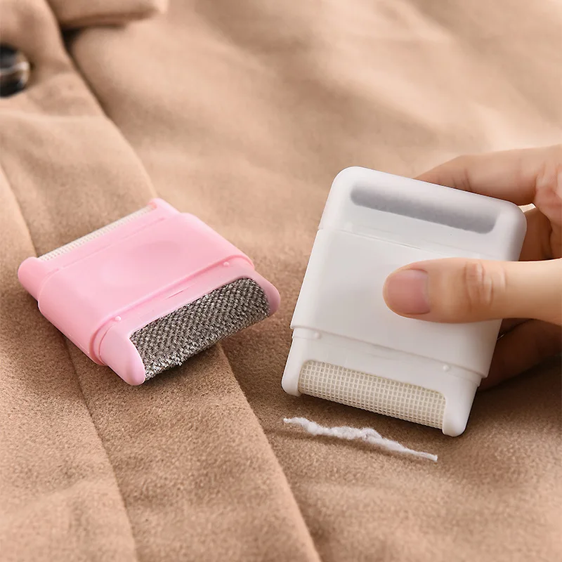 Doppel Kopf Lint Remover Manuelle Haar Ball Trimmer Fuzz Pellet Cut Maschine Tragbare Epilierer Pullover Kleiden Rasierer Wäsche Image