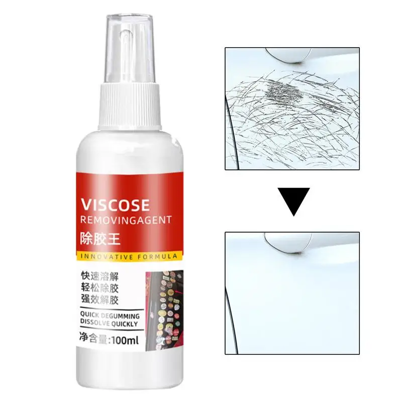 100 ml Auto-Klebstoffentferner, Aufkleber-Entferner, Sprays, entfernen sicher, Aufkleber, Etiketten, Abziehbilder, Rückstände, Klebeband, Reiniger, Kleberspray Image