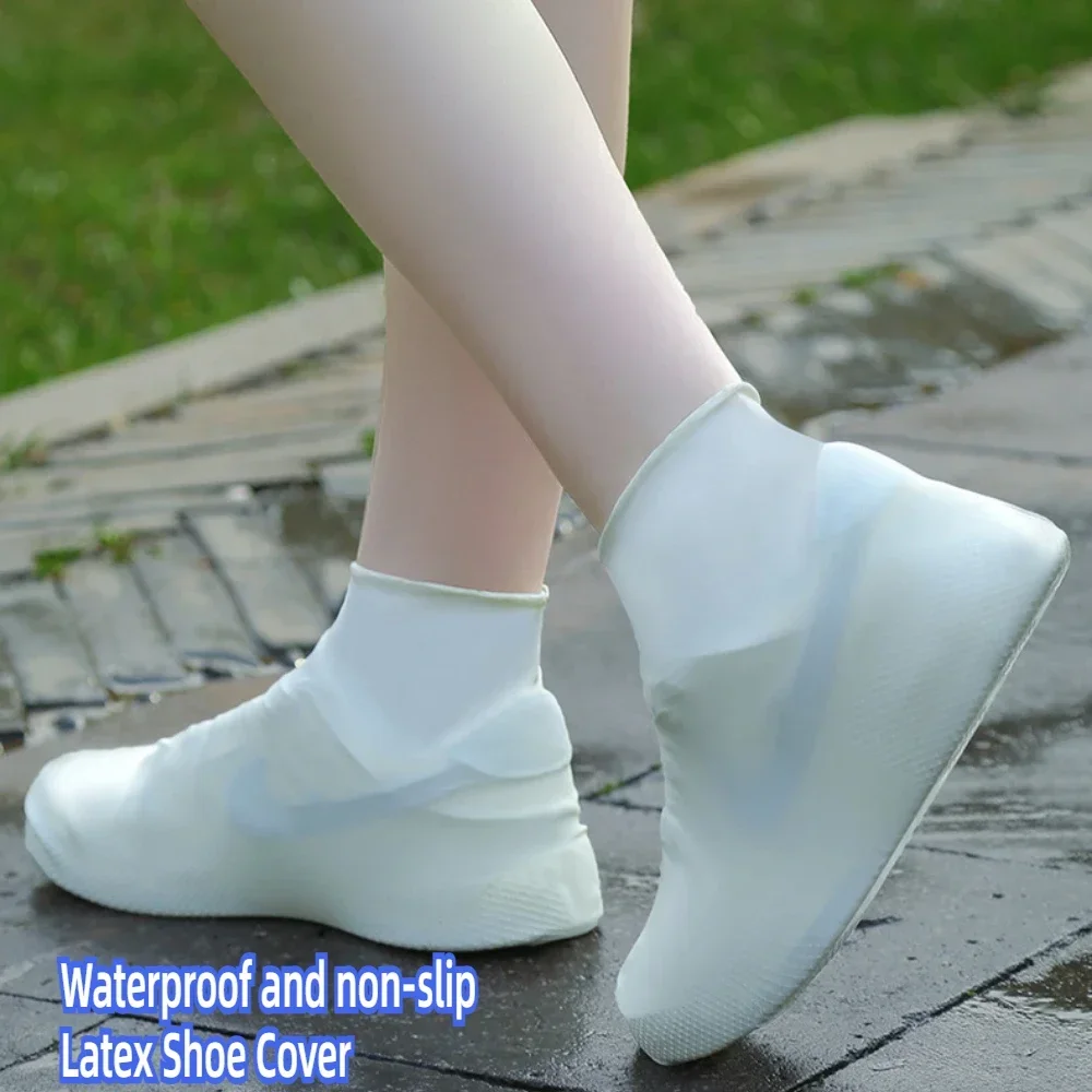 Outdoor-Regens tiefel Reise übers chuhe wasserdichter Regens chuh schutz wieder verwendbare Schuhe Antis-Slip-Produkte umfasst Ausrüstung Gummistiefel Image