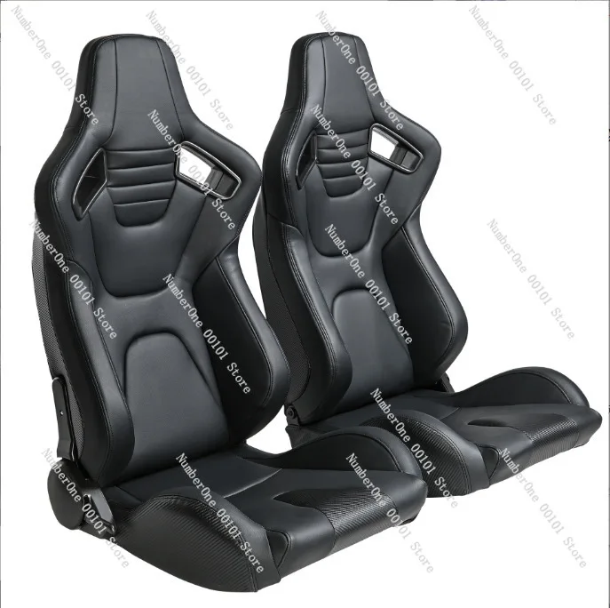 Auto Modifikation Sport Sitz Racing Simulator Sitz Sport Auto Gaming Sitz PVC Leder verstellbar Image