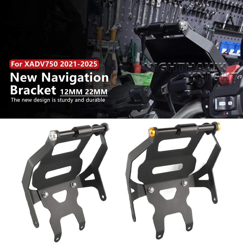 Nuova staffa di navigazione per moto per Honda XADV750 X-ADV 750 2021-2024 2025 supporto per telefono supporto staffa di estensione di navigazione GPS