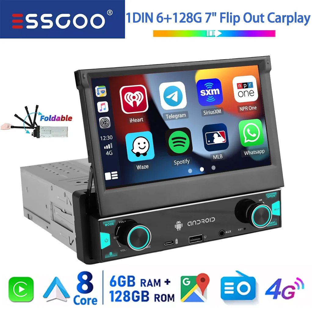 ESSGOO 6+128G 8 Core 1 DIN 7