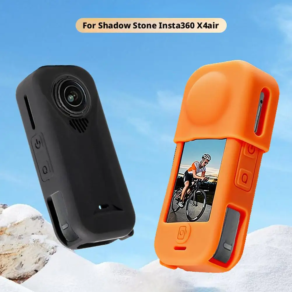 Silikon Schutzhülle Für Insta360 X4air Anti-herbst Anti-scratch Ganzkörper Stoßfest Abdeckung Für Action Kamera Schutzhülle Image