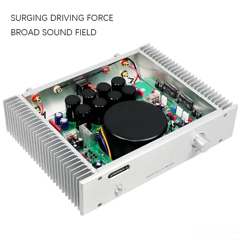 BRZHIFI Audio Classic Class AB Leistungsverstärker Siehe Berlin 933, audiophiler Stereoverstärker für Lautsprecher, Heimkino-Sound, HiFi Image