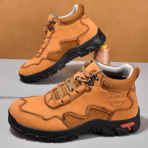 Lässige Herren-Wanderschuhe – strapazierfähig, mit Schnürung, bequem und atmungsaktiv, ideal für Outdoor-Abenteuer, Wandern und den Alltag. Image