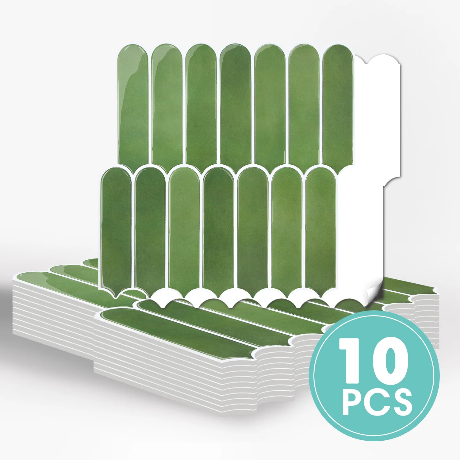10 adesivi murali per piastrelle 3D in vinile autoadesivo, 30,5 x 30,5 cm, impermeabili, resistenti al calore, pannelli murali decorativi, arte della parete