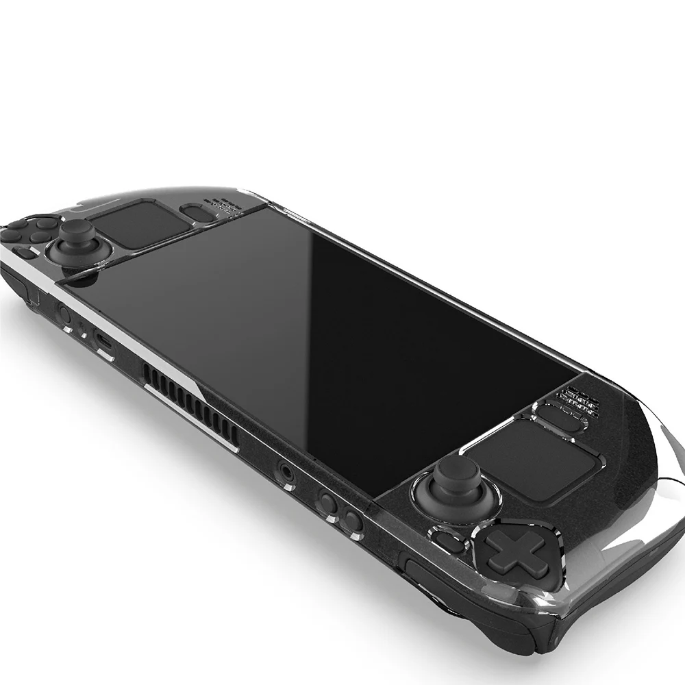 Abnehmbare Crystal Steam Deck Case Schutzhülle für Steam Deck OLED Controller Cover Zubehör Image
