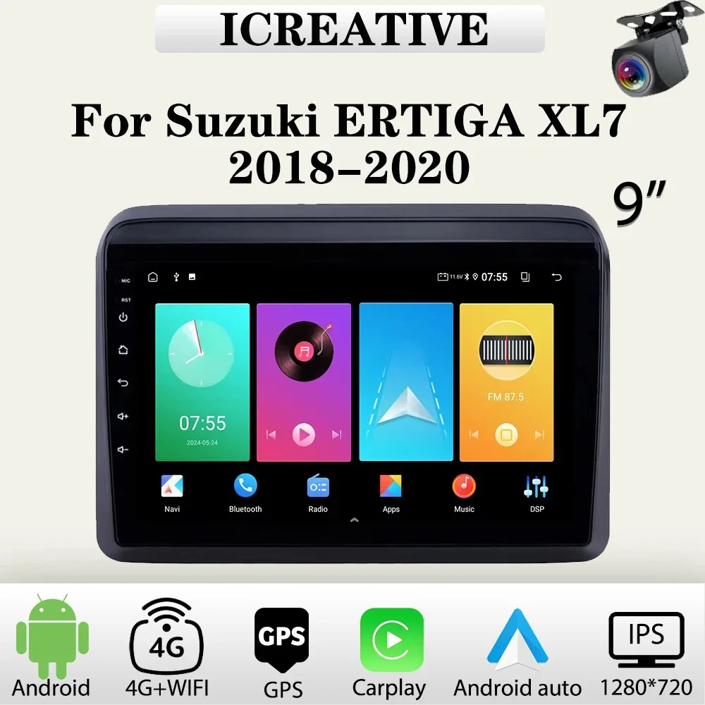 Autoradio Android für Suzuki Ertiga XL7 2018-2020 Multimedia Carplay Player 2Din Auto Stereo Autoradio Head Unit Navigation GPS Image