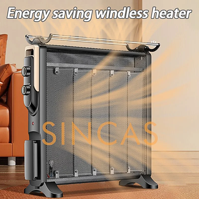 Ganze Haus Haushalt Konvektion Heizung 2200 W Elektrische Carbon Kristall Schnelle Heizung Graphene doppelseitige Heizung Elektrische Heizung Image