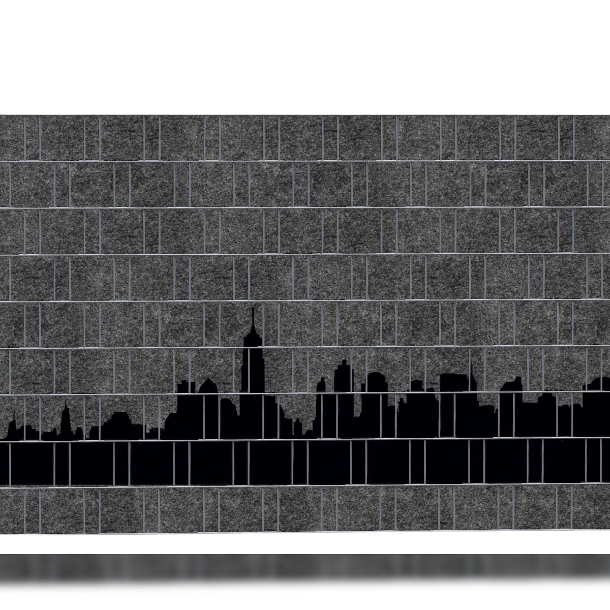 zaun|zu® Sichtschutz City 1 - Bedruckter Sichtschutz 2,5m x 1,8m Image