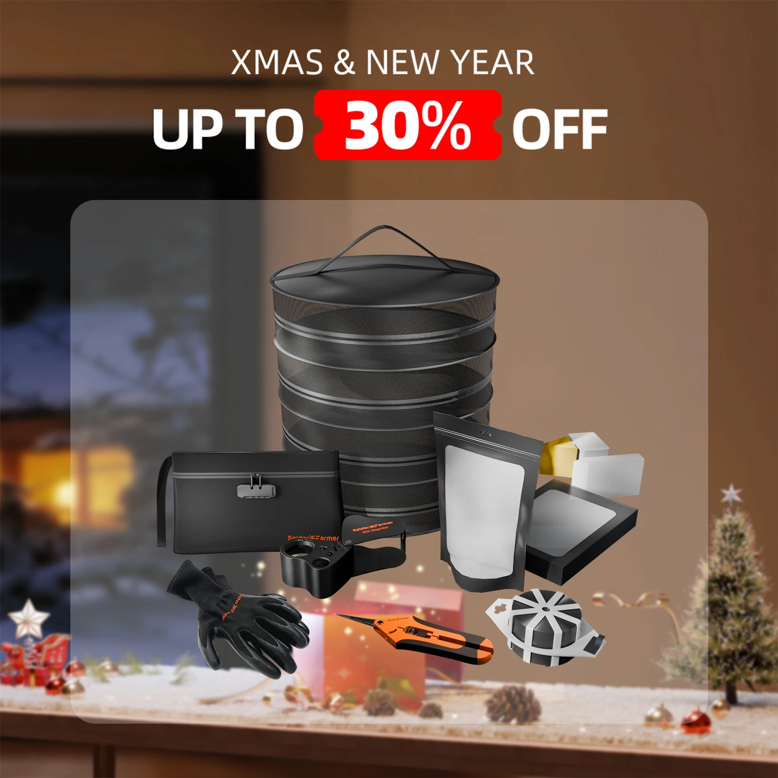 Spider Farmer 9-in-1-Werkzeugset für Pflanzenanbau, komplettes Set für den Garten, unverzichtbare Geräte für den Hausgarten Image