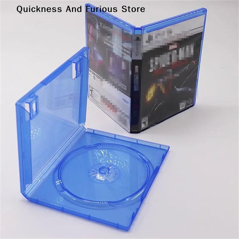 【TO】 1 Stück CD-Hülle CD-Aufbewahrungsbox Blu-ray Ersatz-Spielhüllen Schutzbox für PS4 PS5 CD DVD Discs Aufbewahrungshalterungsbox Image